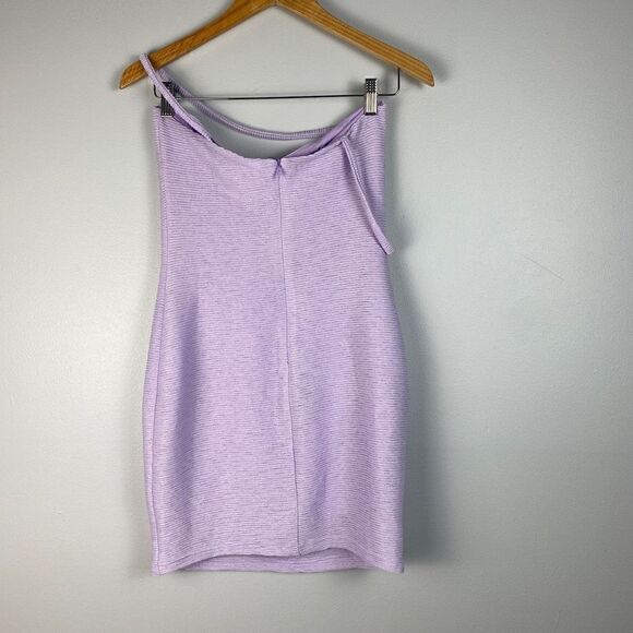 RUMER The Label Reverie Penelope Mini Bodycon Dress Lilac - Picture 9 of 9